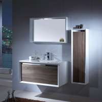 bathroom closet cabinet veneer surface vanity cabinet in bathroom