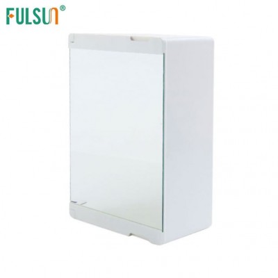 Simple frame support bathroom cabinet pvc with natural marble